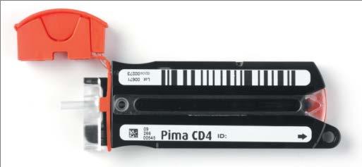 No External calibration On-board data archive Pima CD4 Test Cartridge -