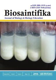 Biosaintifika 7 (2) (2015) Biosaintifika Journal of Biology & Biology Education http://journal.unnes.ac.id/nju/index.