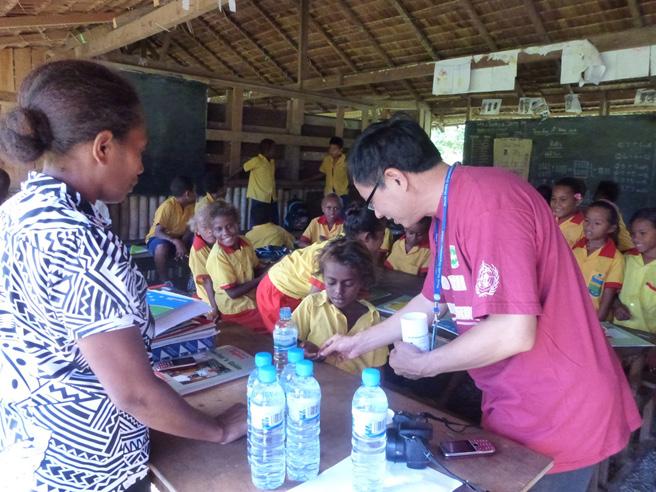 The first school deworming campaign in Honiara, Solomon Islands, 2014 WHO Tonga The lymphatic filariasis elimination programme drafted the transmission assessment survey protocol and conducted