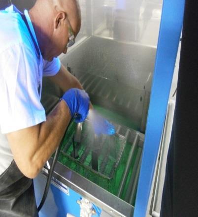 Peening technologies has one of the largest fluorescent penetrant lines in the south east.