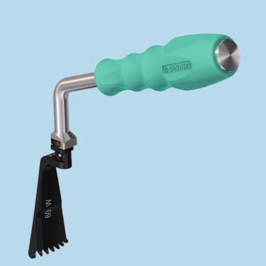 005 Handle for Retractor, with wide angle If the medial/lateral retractor is not needed as a fixed installed system, the