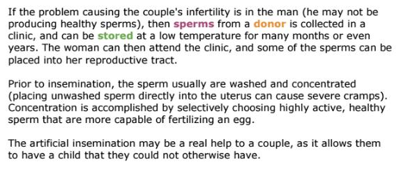 Treatment of Infertility