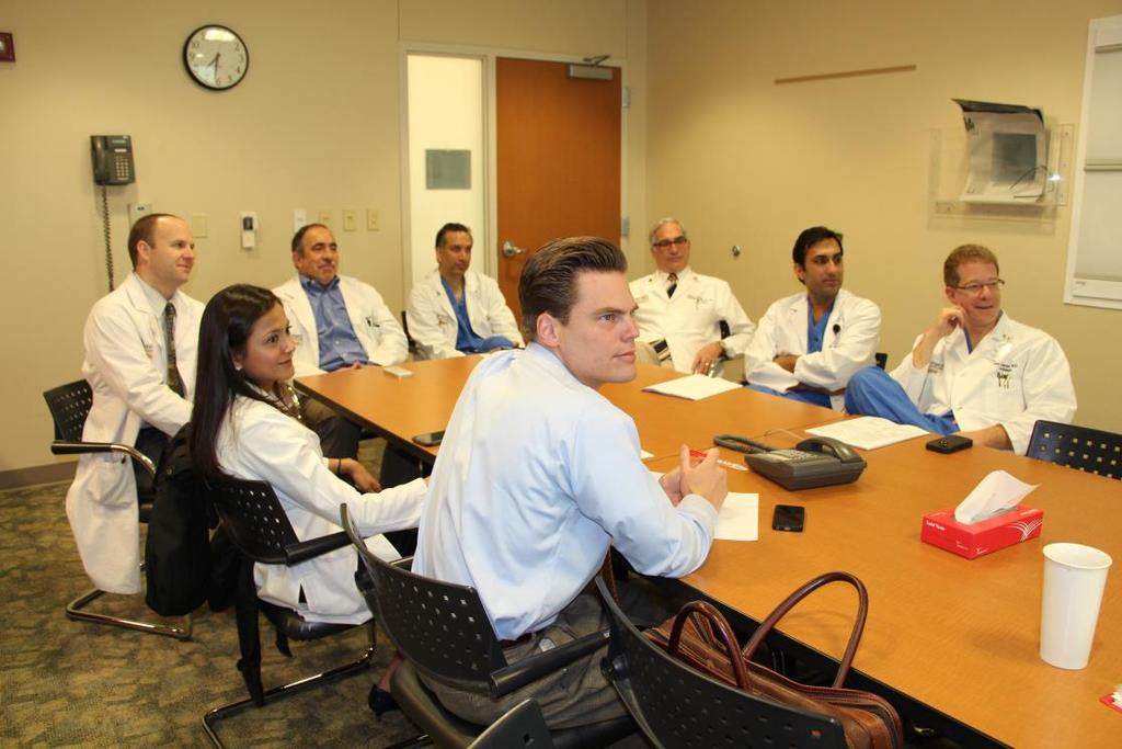 Multidisciplinary Valve Team Meeting Meets weekly Cardiologists, cardiac