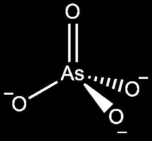 Inorganic Arsenic Forms Toxic carcinogens Arsenite, As(III) Arsenate, As(V) AsO 3 3-