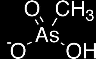 Methylated Arsenic Forms Potentially toxic Monomethylarsonic acid, MMAs Dimethylarsinic acid, DMAs MMAs (III) may be more toxic