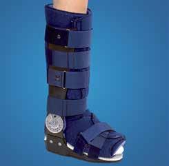 12 Help for Foot & Ankle Inline Air Walker Short Same as 1549 but a 10 cm shorter model. A walker that provides effective immobilization and stabilization of the ankle joint.