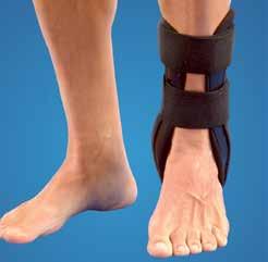 People with reduced sensitivity or poor circulation should not use orthosis without consulting a doctor/physician first. INDICATIONS Ankle pain, instabilities, sprains and swelling.