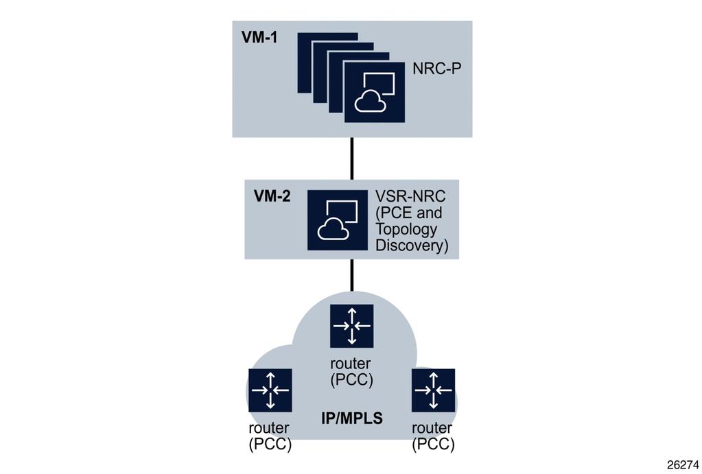 Multi-module deployments 2.2.3 Control plane-only deployment The NRC-P can perform IGP link-state topology optimization functions when deployed independently.