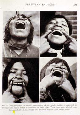 Peruvians studied by Dr. Weston A. Price showing off their smiles.