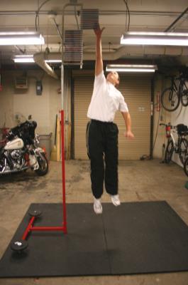 Purpose Protocol for Vertical Jump This is a measure of jumping or explosive power. Equipment Vertec* Vertical Measuring device, or vertical measuring apparatus. 1.