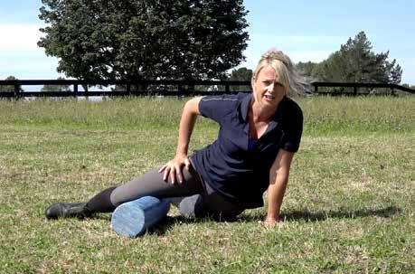 This is fantastic for improving your hip range of motion and your squatting ability. This in turn improves your running ability and prevention of injury.