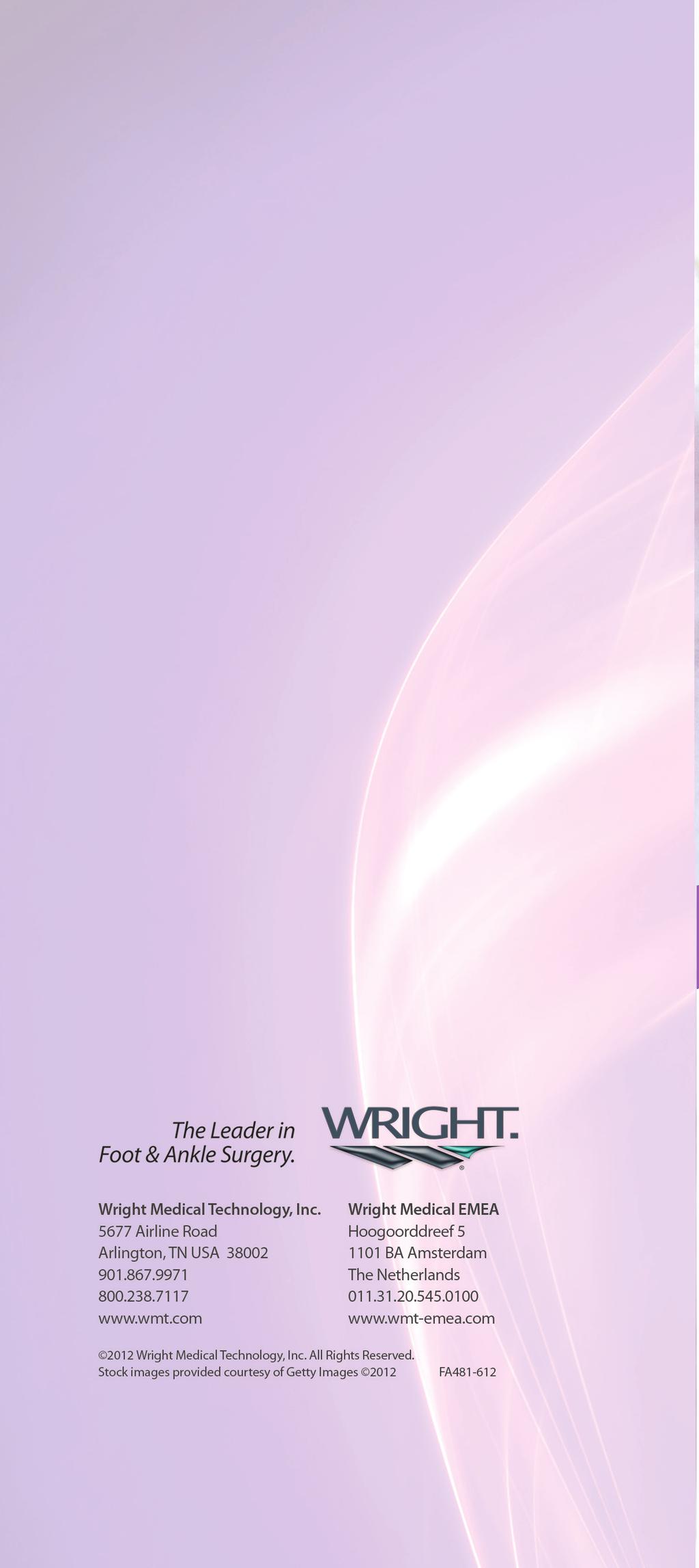 The MiToe implant is manufactured by Wright Medical, the recognized leader of surgical solutions for foot and ankle.