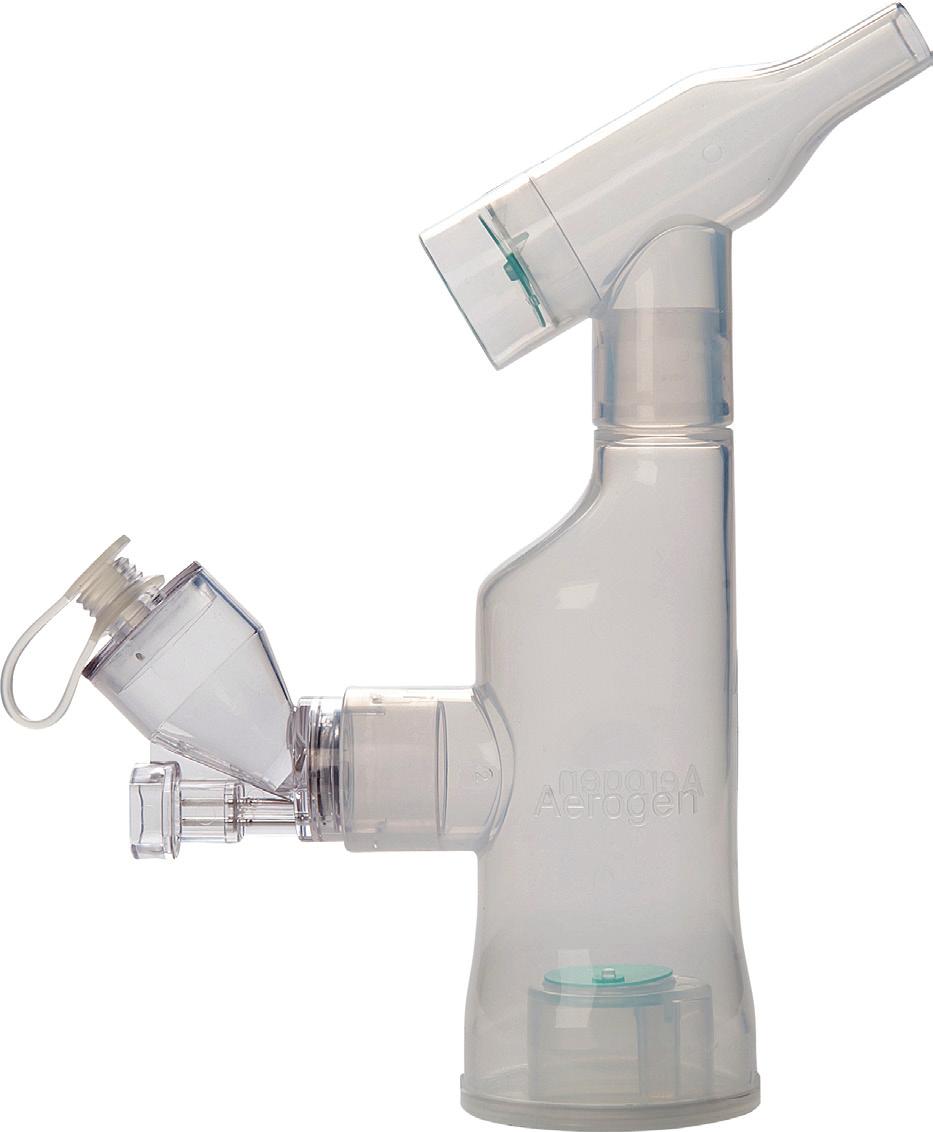 The innovative design of the device s valved system controls the flow of air through the aerosol chamber.