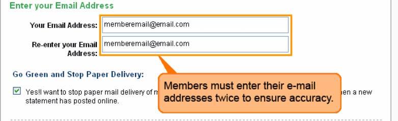 SITE REGISTRATION For security purposes, members supply a valid email address and select three security questions