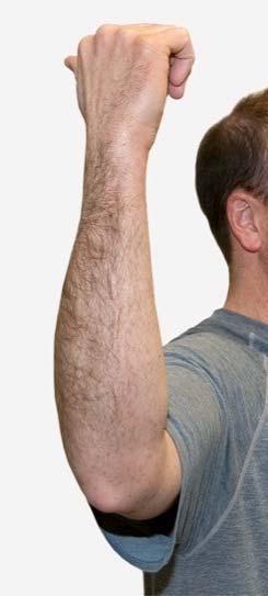 degrees elbow flexion Thumb