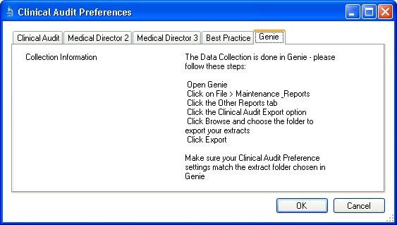 Best Practice Select either Live Data or Sample Data from the drop down list. Genie There is no further set up for Genie.