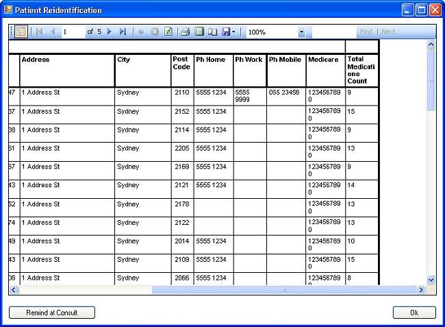 Exporting the data to a patient list for HMR will show you exactly how many medications a patient is on.