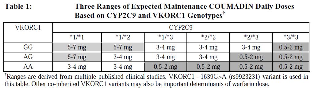 thought to be mediated through differential expression of the VKOR protein (warfarin target: vitamin K epoxide reductase) Variability in warfarin dose captured