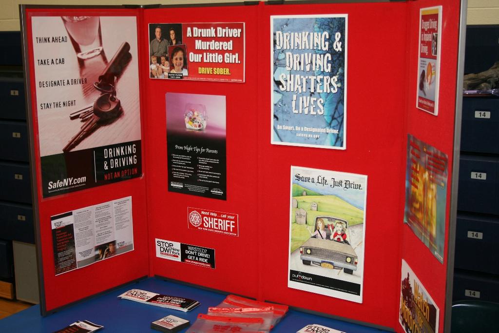 PRESENTATION SERVICES AND DISPLAYS Otsego County STOP-DWI offers exceptional and informative presentations for a wide array of audiences.