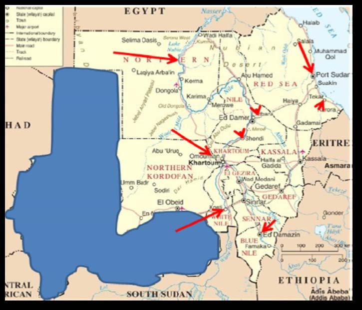 situation in sudan 7 states out of 18 states were affected in the last few years.