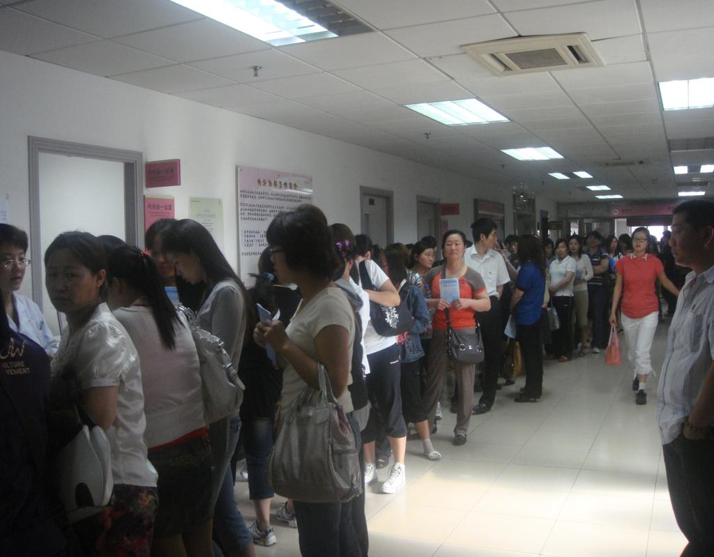 Main problem in China: No time to give extended counselling (3,000 outpatients/day in our