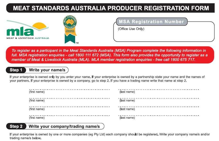 How to become MSA registered?