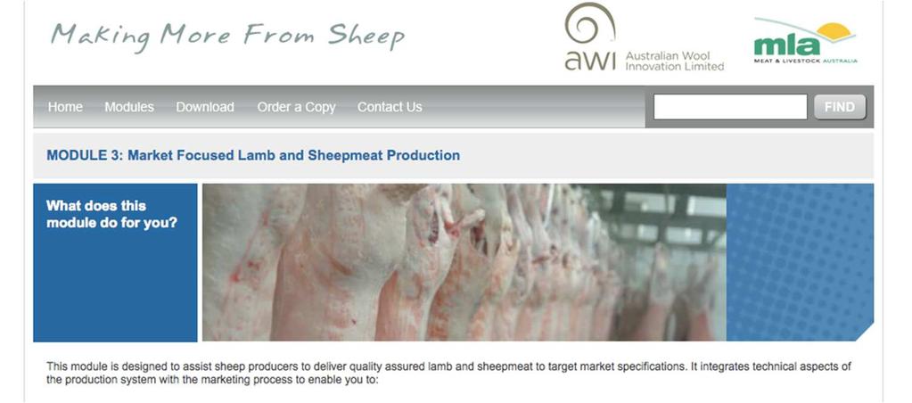 Sign posts MMfS Module 3: Market Focused Lamb and Sheepmeat