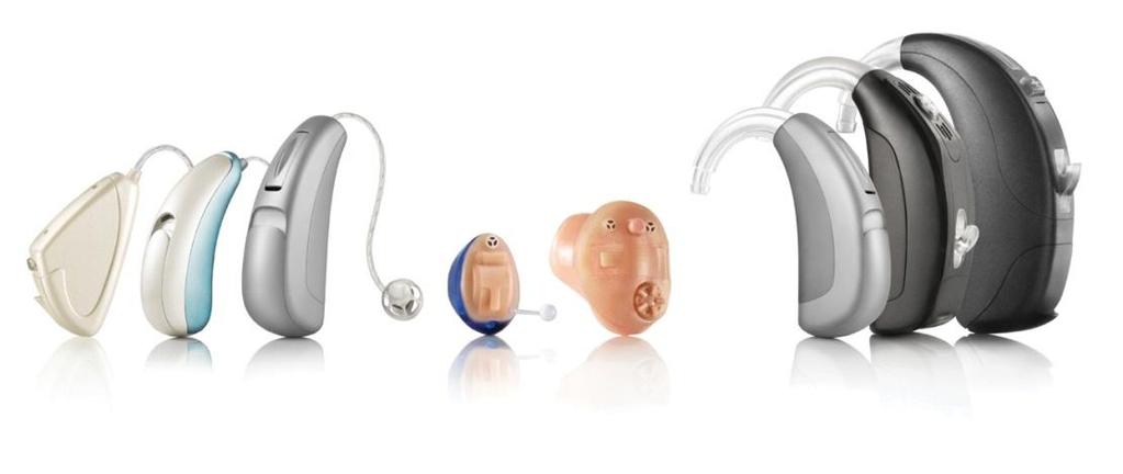 Hearing aids range in: Technology Flexibility Size and style Effectiveness