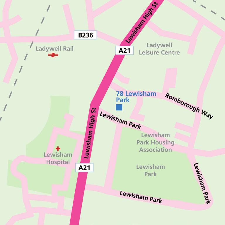 Services at Lewisham Park The contact number and address for Symbol and Lewisham Young People s Service (LYPS) is: 78 Lewisham Park, Lewisham, SE13 6QJ.