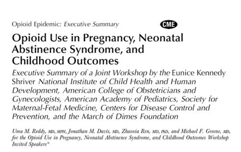 Opioid Use Disorder in Pregnancy 2017 Recommendations from ACOG and The Pew Charitable Trust KATHY D.