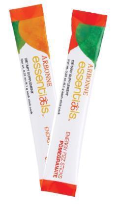 Energy Fizz Sticks Benefits: Proprietary Get-Up-and-Go Blend: Guarana Supports energy Chromium Helps support healthy blood sugar levels already in the normal range Green tea Contains catechins,