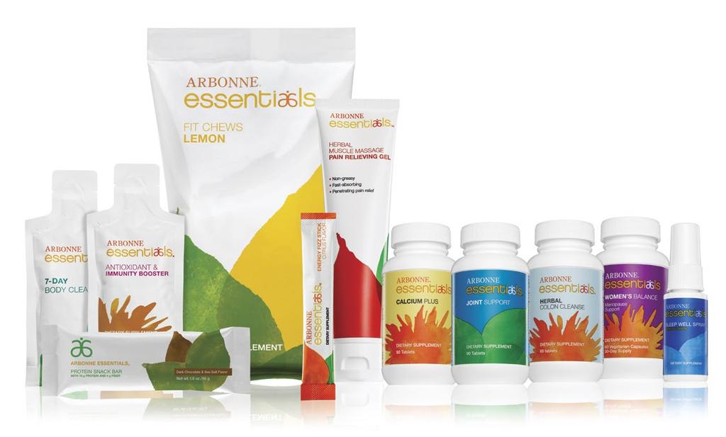 The Arbonne Essentials for Targeted Health Story The Arbonne Essentials for Targeted Health Collection consists of supplements formulated with premium ingredients and the latest nutrient delivery