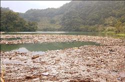Feitsui reservoir, Taiwan after Typhoon