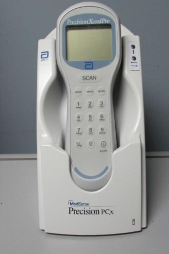 Basic Operation To operate the Abbott PXP glucose meters, you must know: How to use the Scan key.