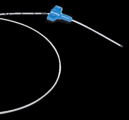 NEEDLES custom Tuohy needle allows for pull-back and redirection