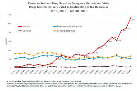 Drug Related ED visits 3248 NAS Hospitalizations of Kentucky Newborns 1,200 1,000 1,060 1,043 982 890 800 756 725 632 600 522 379 400 327 251 209 179 200 98 123 133 19 46 69 0 2000 2001 2002 2003