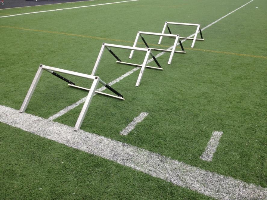 Hurdle & Short Hurdle Jumps As you progress through these jumps be sure to perform each jump under control.