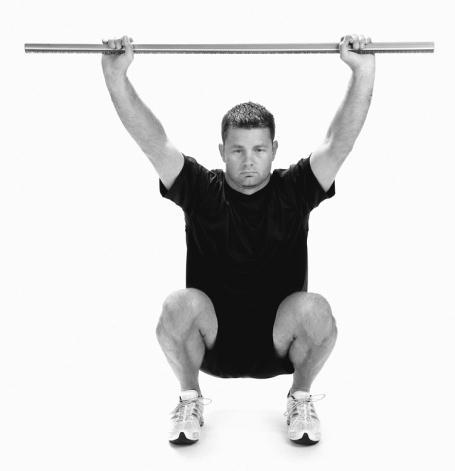 the dowel on their head and positions the elbows at 90 degrees. The athlete is then asked to raise the arms above the head, extending the elbows (Cook et al, 2006a; Cook, 2003).