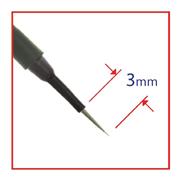 Greater accuracy The fine tungsten tip allows for greater accuracy to be achieved at very low power settings Precise electrosurgery Shaft length Needle tip remains sharp throughout the procedure.