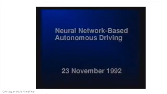 Self-Driving Cars Pomerleau: https://www.youtube.com/watch?
