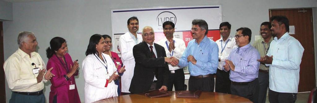 Centre for Rural Eye Health Indian Oil Corporation Limited (IOCL) signed an MoU with LVPEI Bhubaneswar, for developing a Centre for Rural Eye Health in the campus on 16 March 2015.