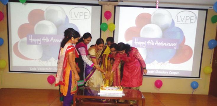 Vijayawada Campus Celebrates 4 th Anniversary The KVC Campus celebrated its 4 th anniversary on 16 February 2015.