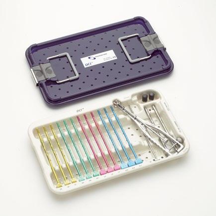 PRODUCT INFORMATION Sterilization Tray CAC 00000 Instruments Insertion Instrument CBT20100 Trial Sleeve CBT10001 Turning Knob CBT10002 Trials Width Height Size Size Size M L XL Length Height L: 12 mm