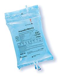 PrismaSol (Gambro) Bicarbonate buffered Small amount of lactate 5 liter bag 2 compartments to prevent precipitation Seven ionic formulations Ion (meq/l) Chemical Content of PrismaSol BK 0/3.