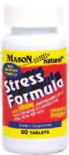 Rapid Absorption 1656-60 1113-60 1114-60 1498-90A Stress Formulas Mason s Stress formulas put back what physical stress strips from your body.