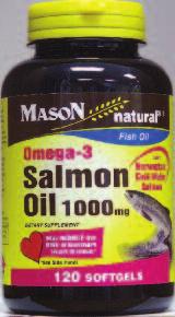 These acids are found in particularly fatty, cold water fish such as salmon, mackerel and herring, which are found in this supplement. Omega-3 fish oils also help contribute to good blood circulation.