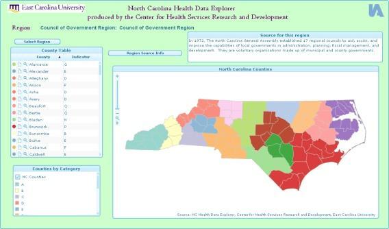 Simple Maps Double Maps and Scatter Plots Map and compare counties on over 100 outcome or predisposing variables. Explore racial and regional disparities. Download data in Excel format.