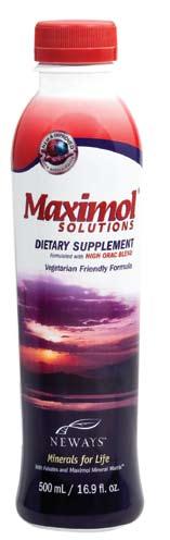 Containing high-quality ingredients, Maximol Solutions supplements your diet with a nutrient-rich liquid formula featuring a unique blend of essential ionic minerals, with added organic fulvates to