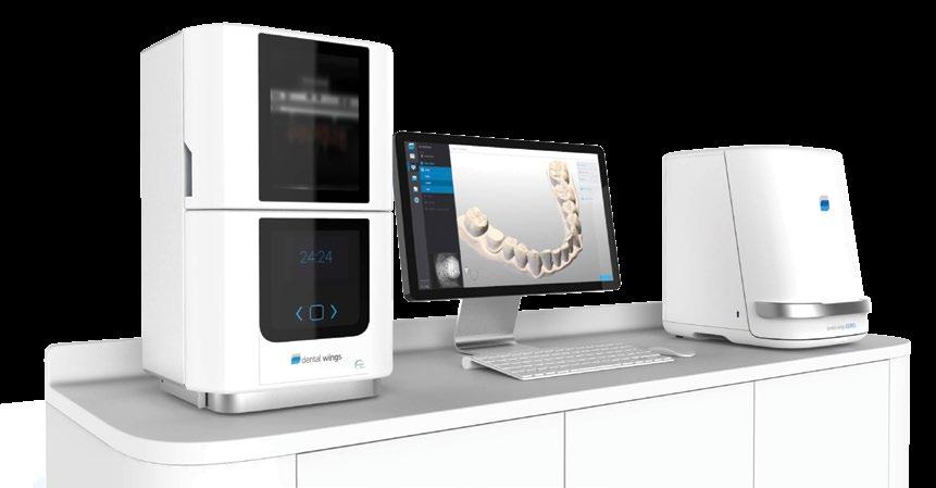 3D PRINTING 3D PRINTING The high speed, accuracy, and reliability of the new Dental Wings professional grade 3D printers are combined with