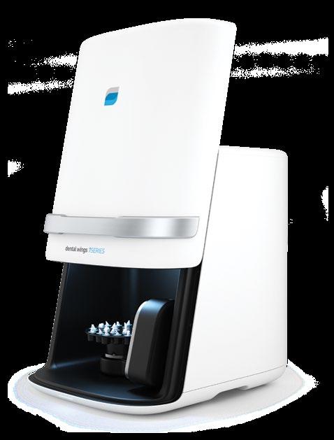 SCANNERS 7SERIES MODEL & IMPRESSION SCANNER Delivered with several DWOS design applications, the Dental Wings 7Series is well-suited for the medium to large dental laboratory where high volume